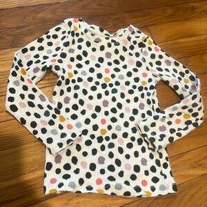 3/$12 Hanna Andersson Polka-Dot Long-Sleeved Top (6-7)